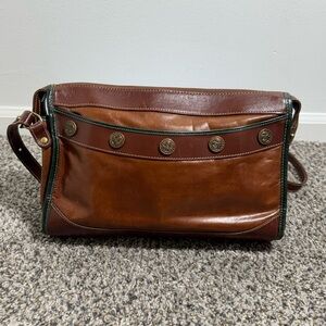 Vintage Brahmin Bag, Purse, Brown Leather